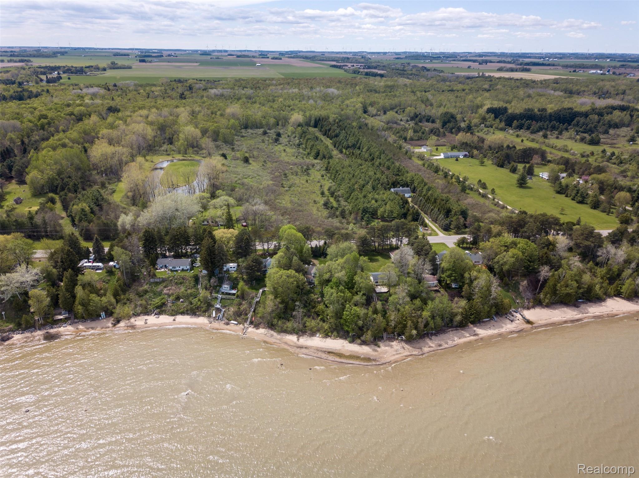 6240 Lakeshore Road Palms, MI 48465 - Photo 32 of 38 Drone / aerial view