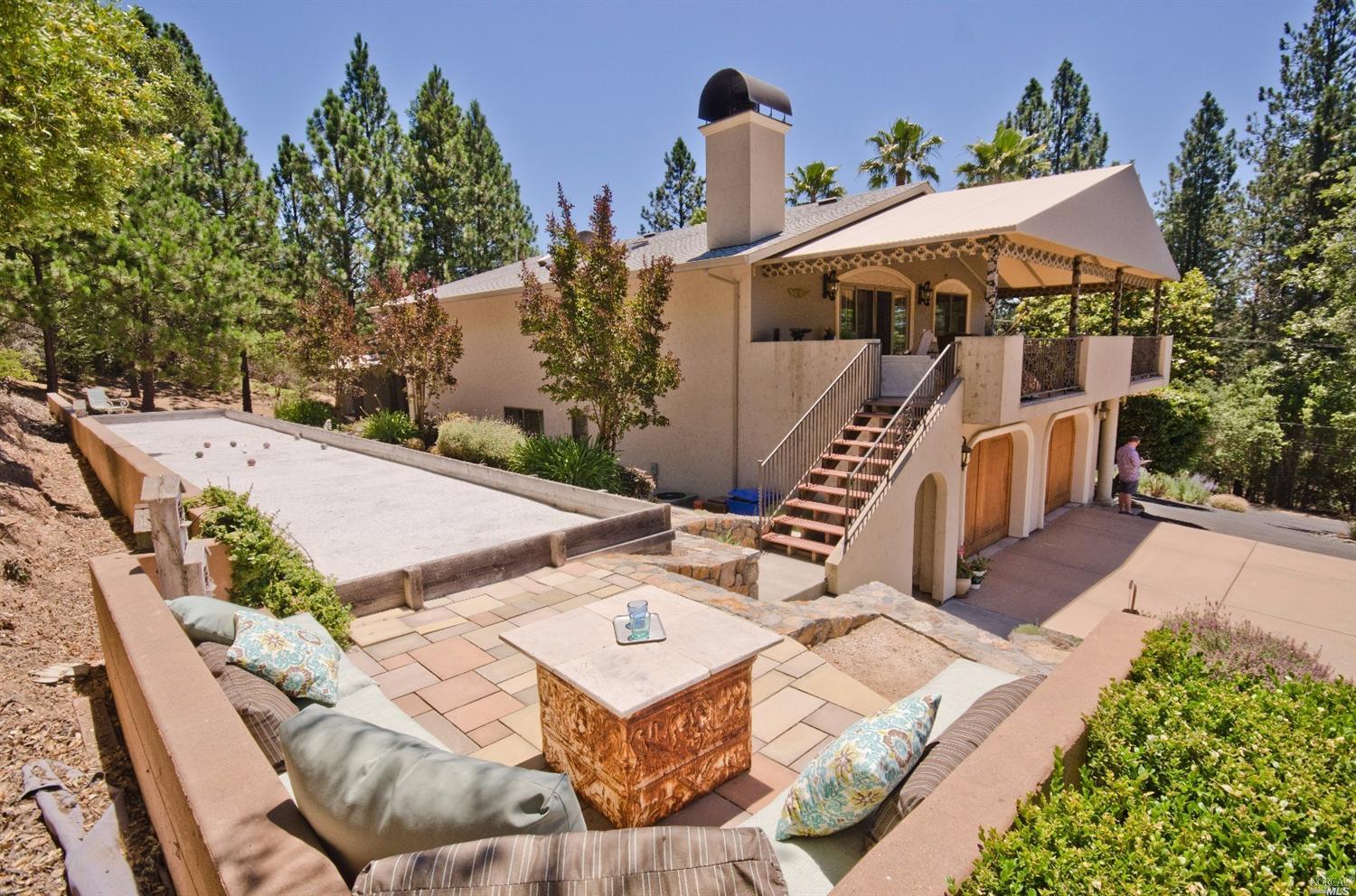 555 White Cottage Road South Angwin, CA 94508 - Photo 1 of 1 Bocce Ball and Outdoor Entertaining Area