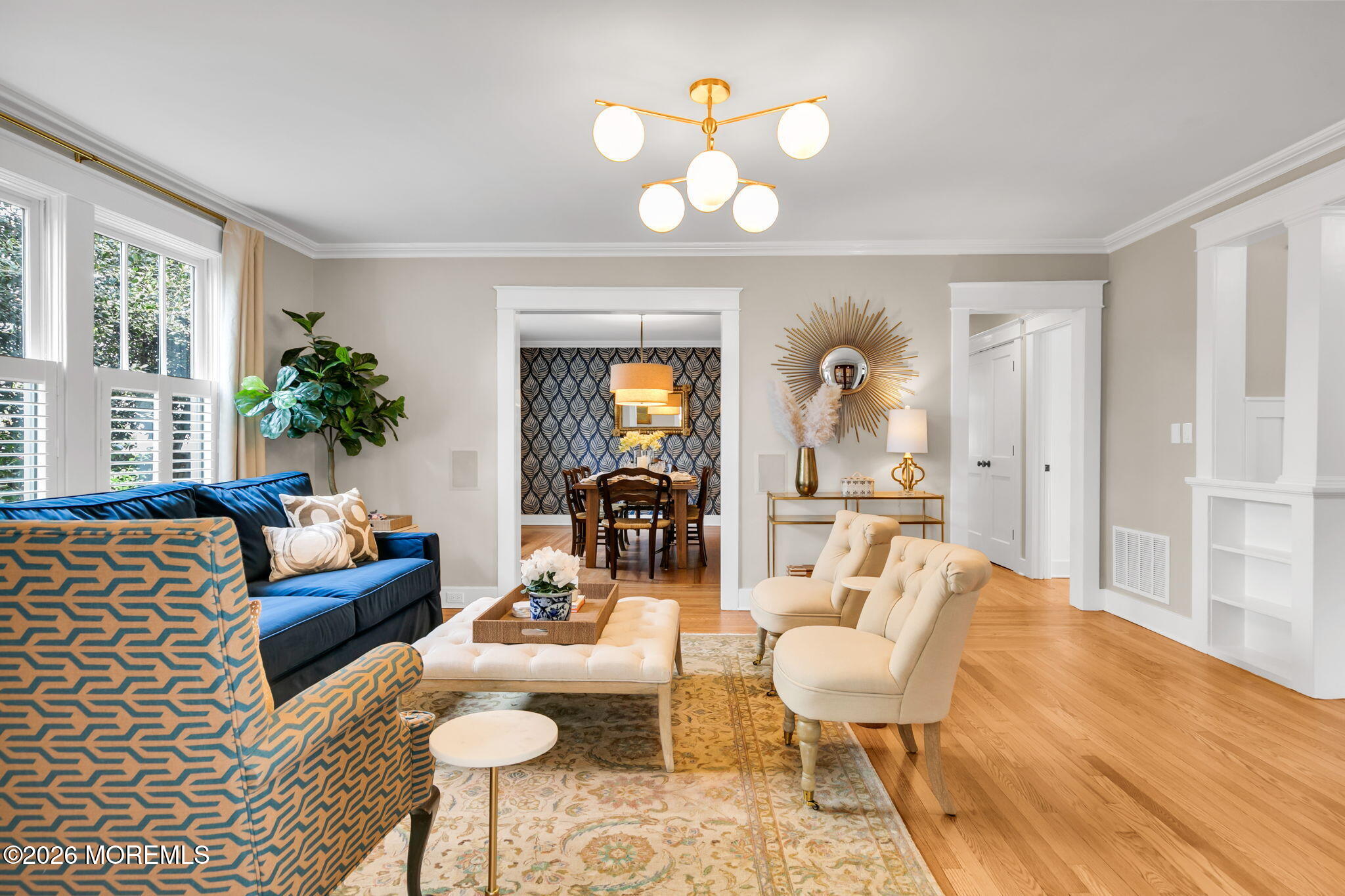 43 Bingham Avenue Rumson, NJ 07760 - Photo 11 of 59 a living room with furniture and a large window