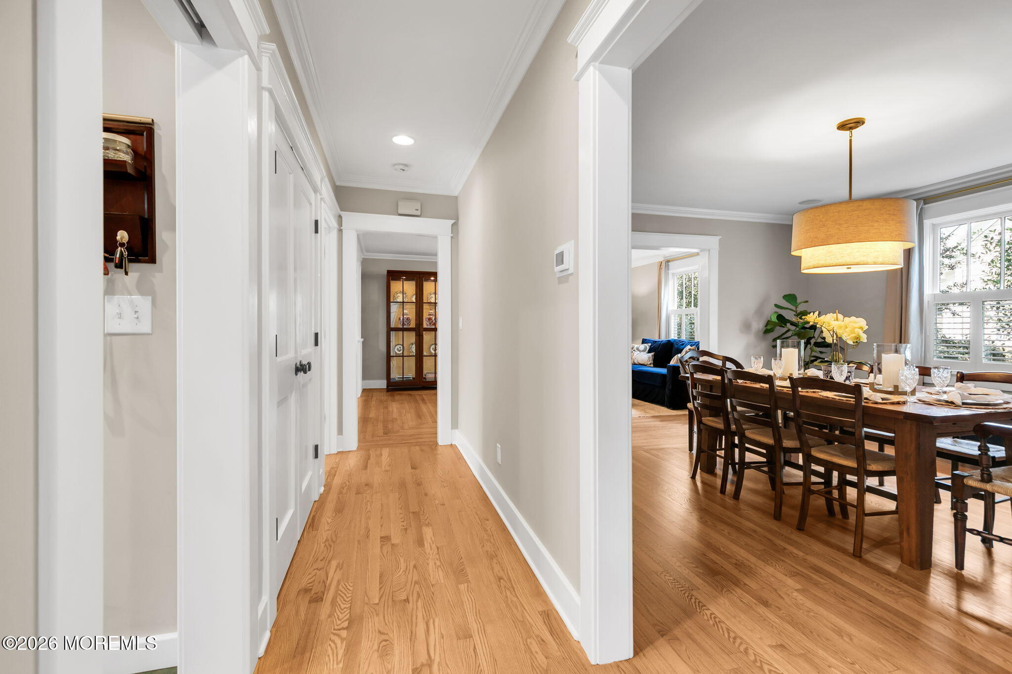 43 Bingham Avenue Rumson, NJ 07760 - Photo 15 of 59 a view of a dining room with furniture and wooden floor