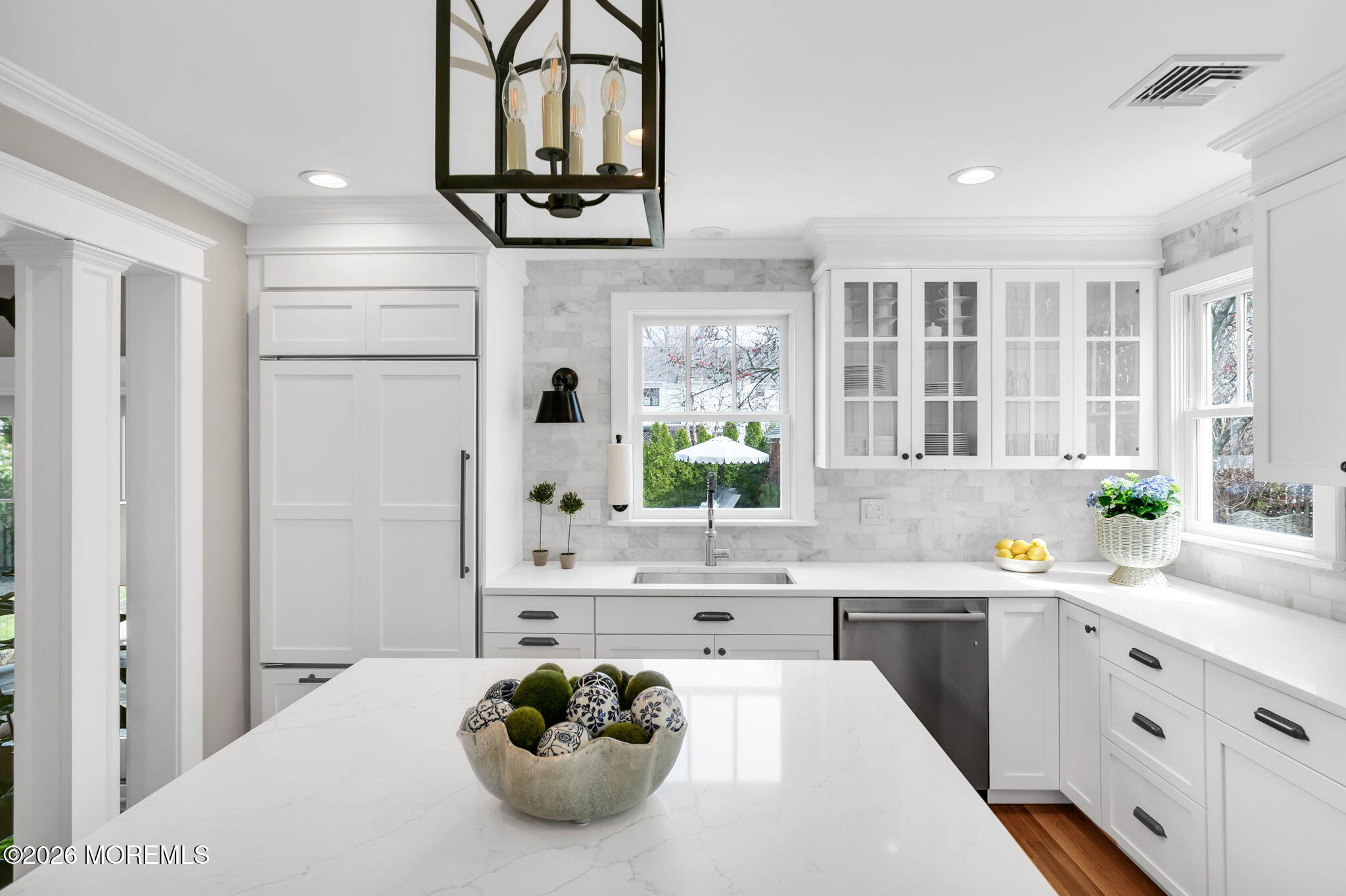 43 Bingham Avenue Rumson, NJ 07760 - Photo 18 of 59 a kitchen with a sink and cabinets