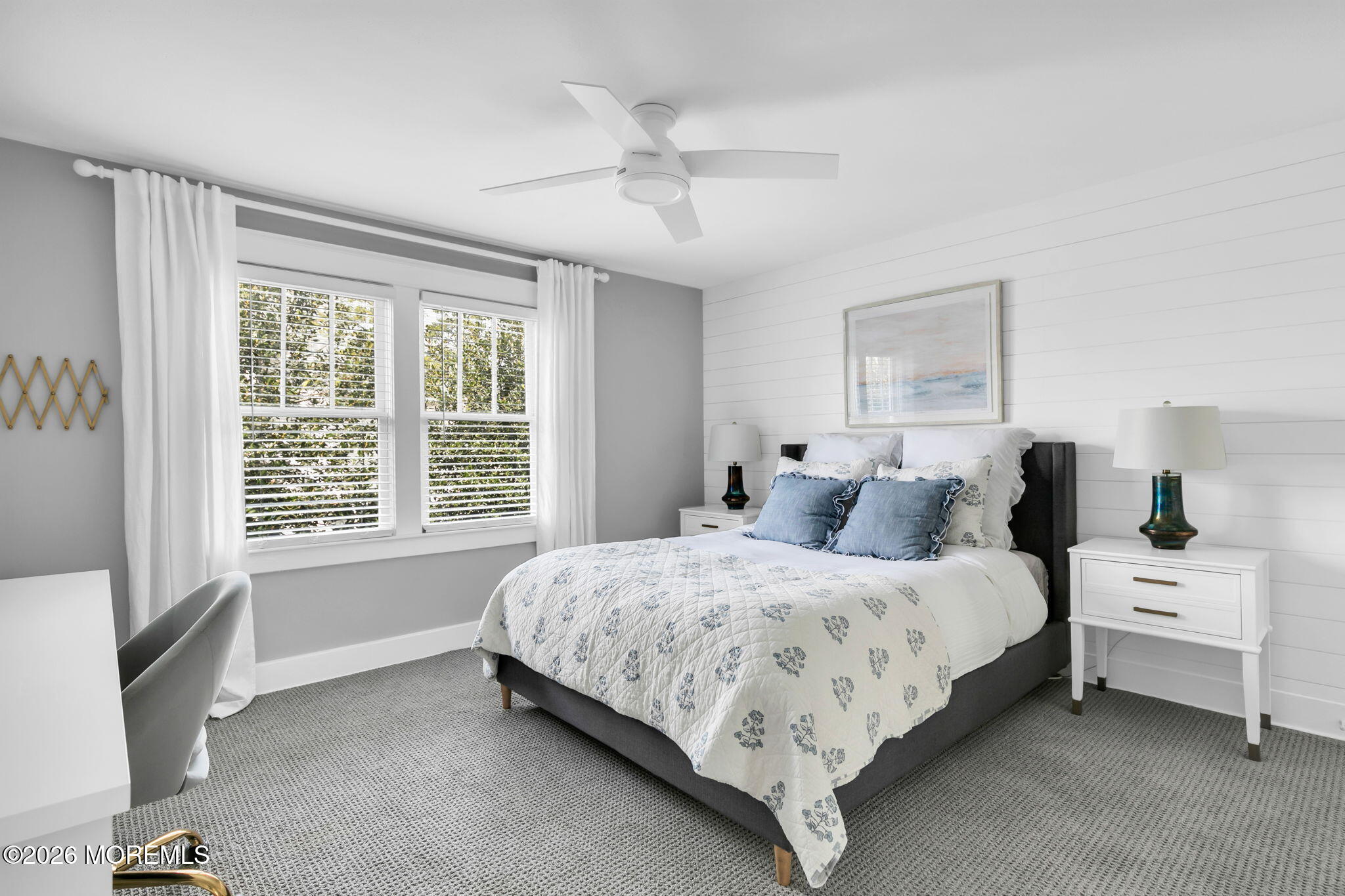 43 Bingham Avenue Rumson, NJ 07760 - Photo 42 of 59 a bedroom with a bed and a large window