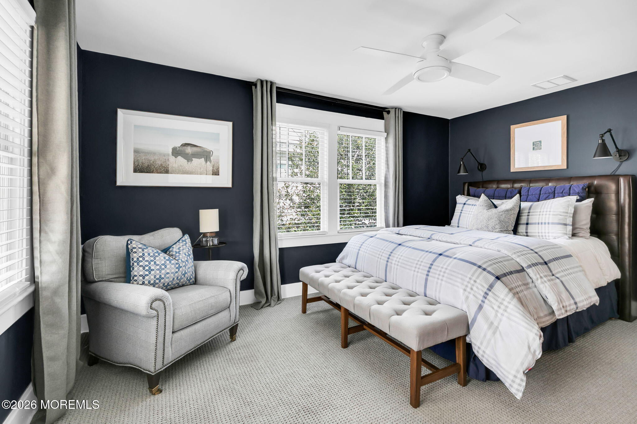 43 Bingham Avenue Rumson, NJ 07760 - Photo 44 of 59 a bedroom with a bed couch and window