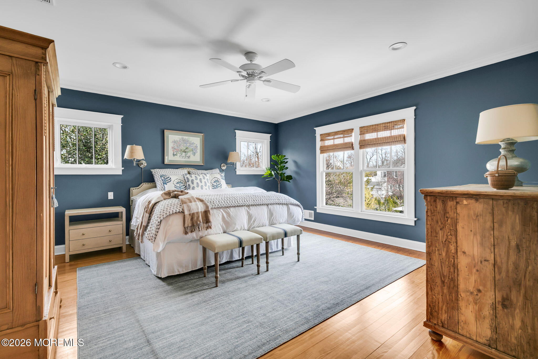 43 Bingham Avenue Rumson, NJ 07760 - Photo 50 of 59 a bed room with a bed and a night stand