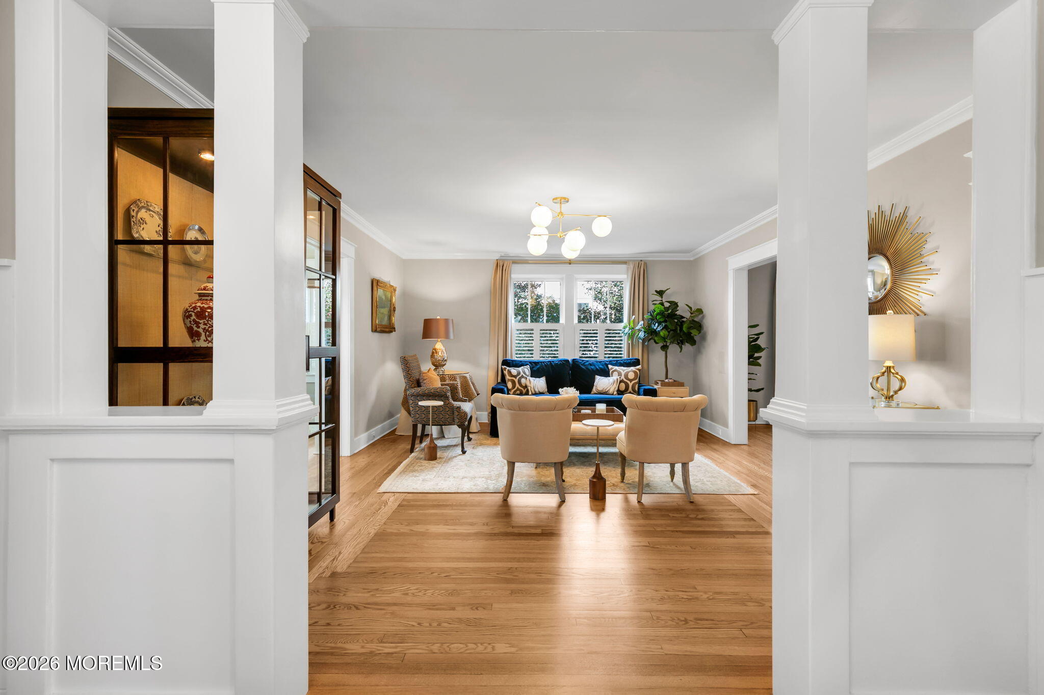 43 Bingham Avenue Rumson, NJ 07760 - Photo 10 of 59 a view of a living room and dining room