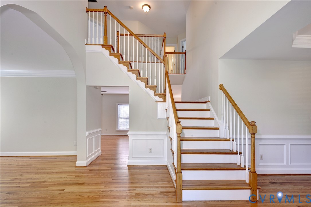 11385 Winding River Road Providence Forge, VA 23140 - Photo 6 of 43 a view of entryway and hall with wooden floor