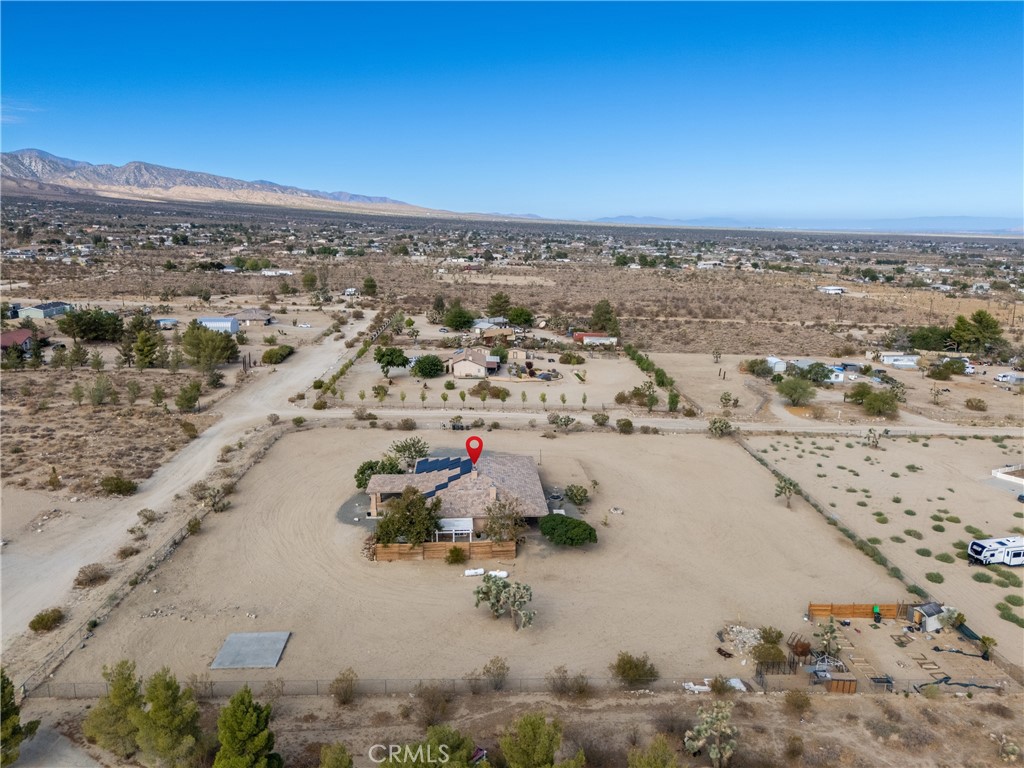 1830 Calaveras Road Pinon Hills, CA 92372 - Photo 34 of 38 an aerial view of a city