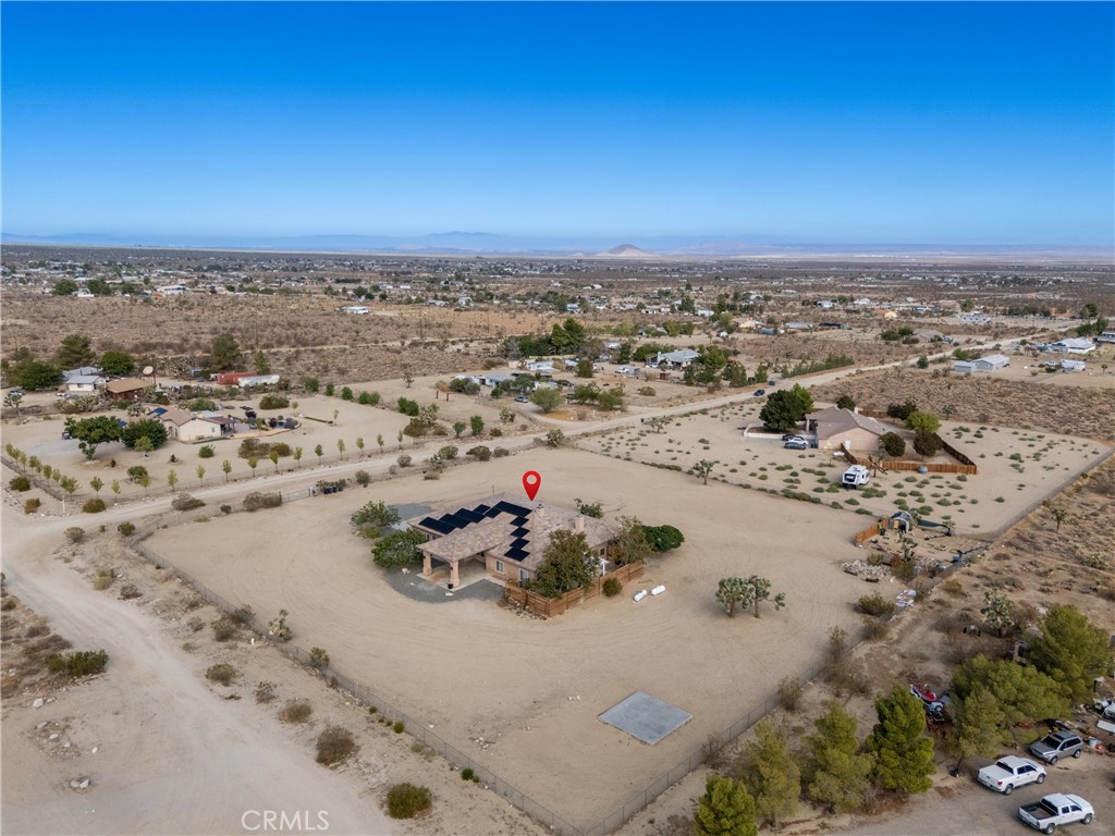 1830 Calaveras Road Pinon Hills, CA 92372 - Photo 37 of 38 an aerial view of a city