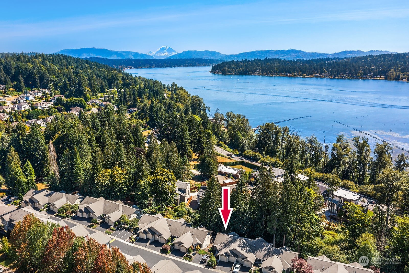 18651 Northeast 55th Way, Unit PP Redmond, WA 98052 - Photo 31 of 35 a view of a city and mountains ocean view