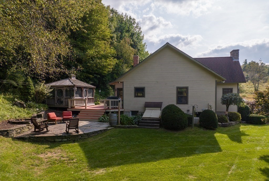 171 Tatro Road Ashfield, MA 01330 - Photo 38 of 42 a view of a house with swimming pool and sitting area