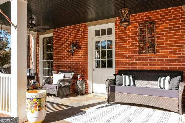 a view of a lake with houses