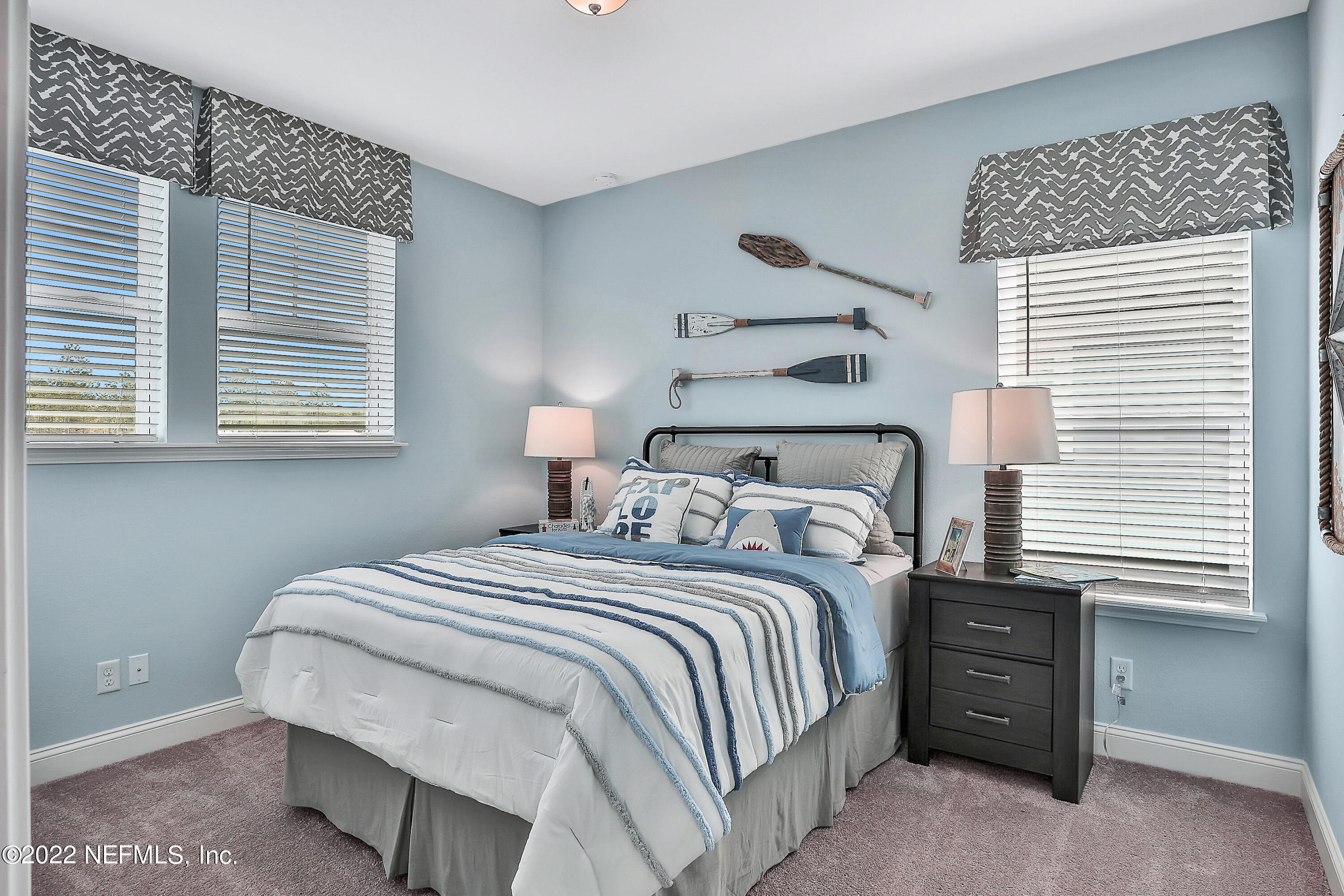 117 Crew Court St. Augustine, FL 32092 - Photo 33 of 64 a bedroom with a bed and a closet