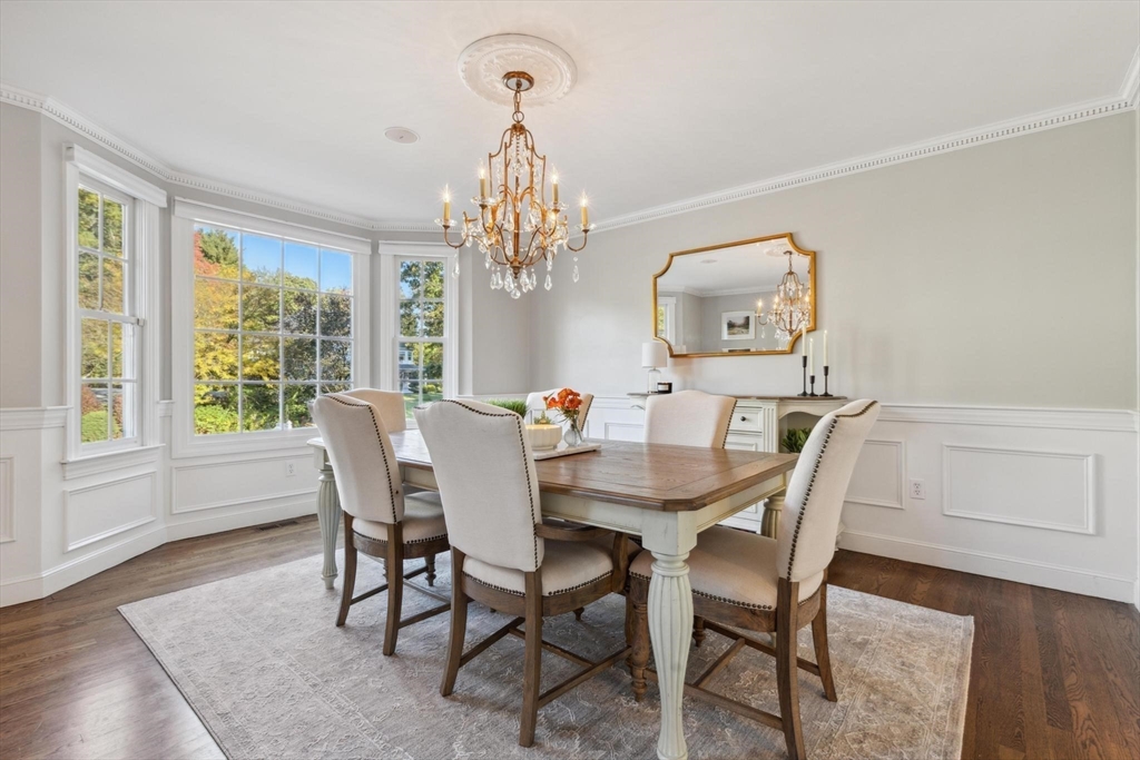 8 MacIntyre Drive North Reading, MA 01864 - Photo 9 of 42 a view of a dining room with furniture window and wooden floor