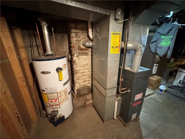 a view of water heater room