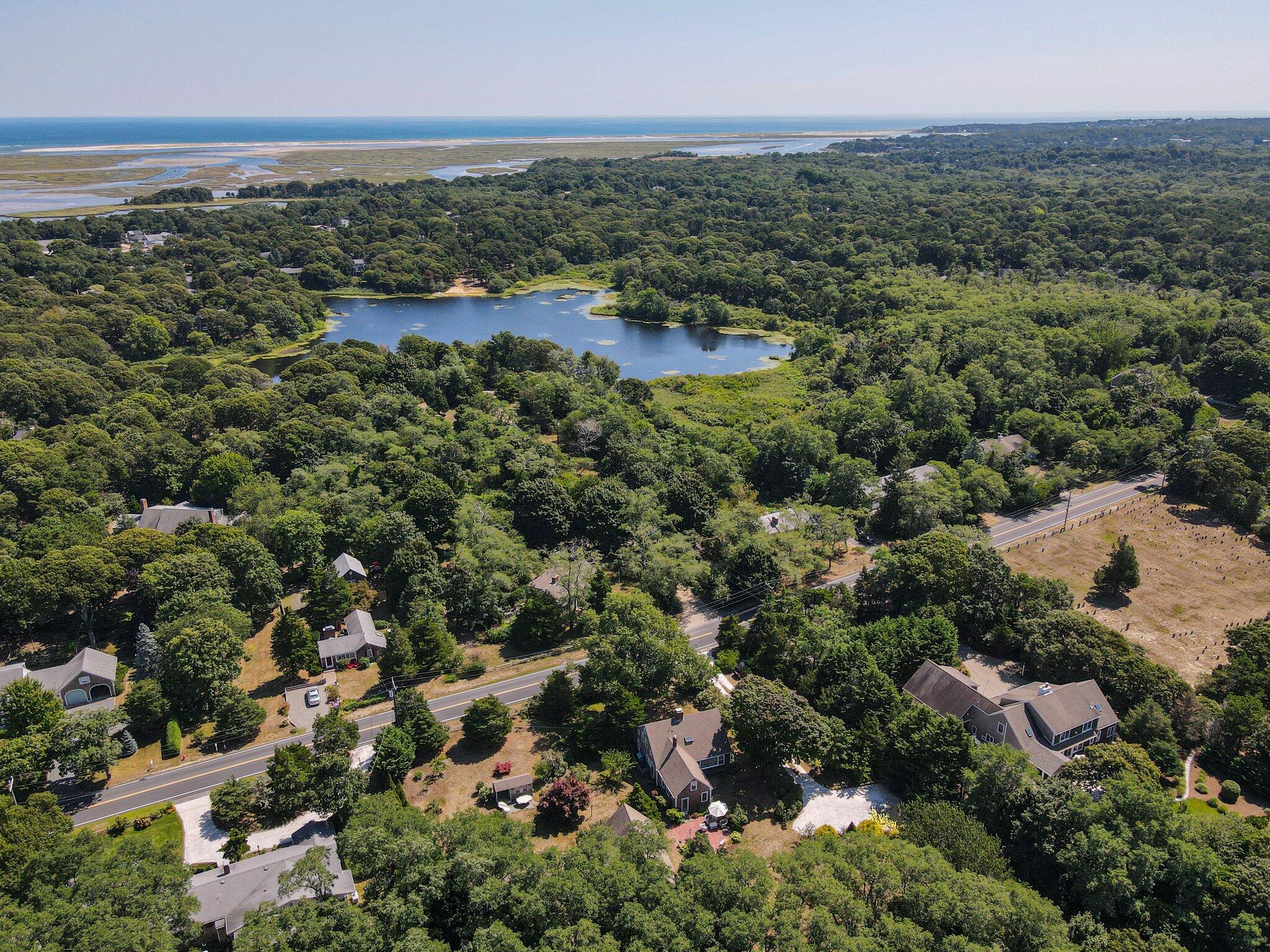 1955 Bridge Road Eastham, MA 02642 - Photo 62 of 77 an aerial view of multiple house
