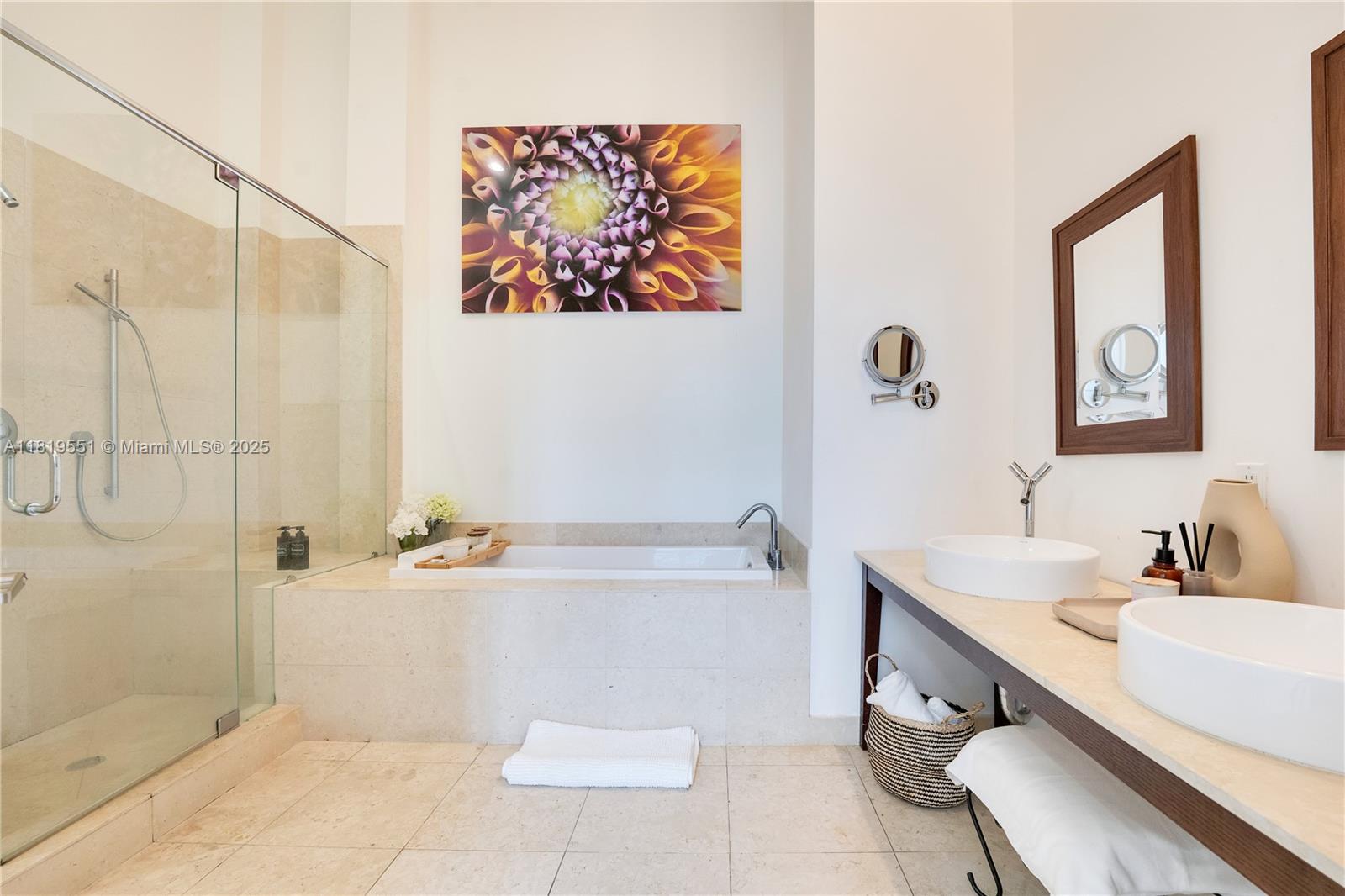 485 Brickell Avenue, Unit 4004 Miami, FL 33131 - Photo 15 of 22 a bathroom with a sink a toilet and shower