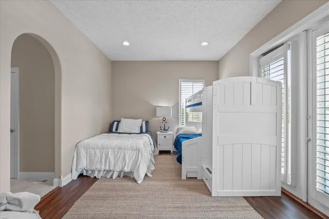 an aerial view of a city with lots of residential buildings