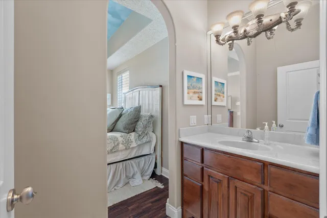 a view of a house with backyard porch and sitting area