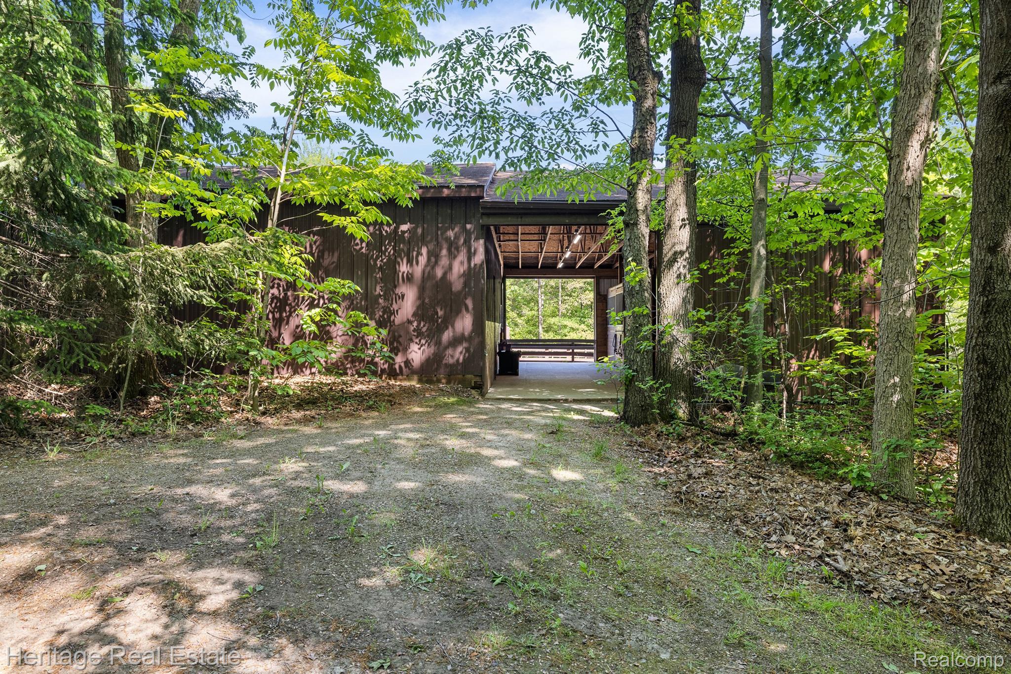 3190 West Brocker Road Metamora, MI 48455 - Photo 75 of 75 Driveway with plenty of space for parking trailers
