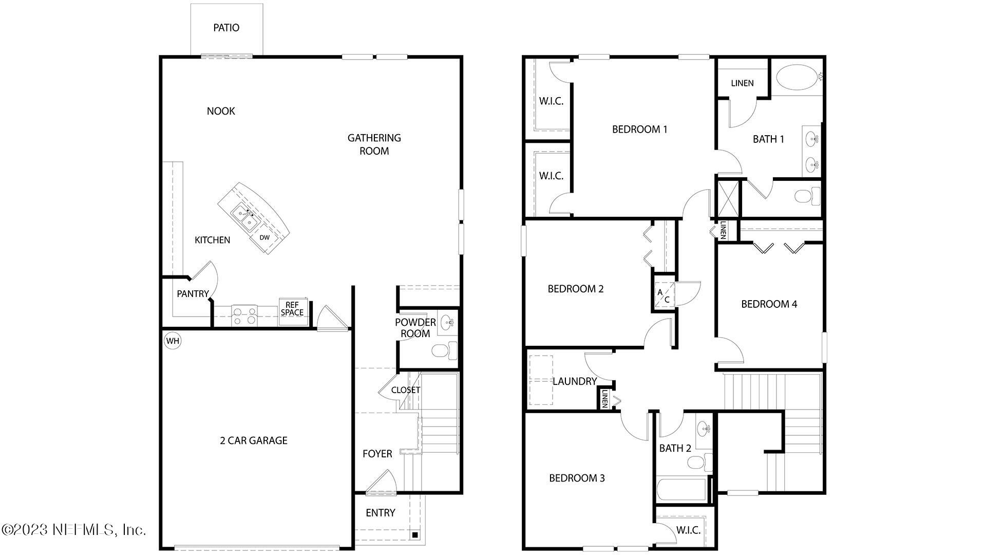 12684 European Beech Road Jacksonville, FL 32218 - Photo 2 of 36 a picture of a wall with a white wall