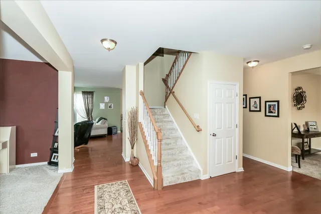 a view of a hallway with interior of the house