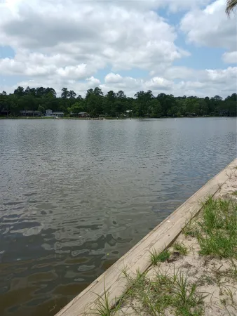 a view of a lake with outdoor space