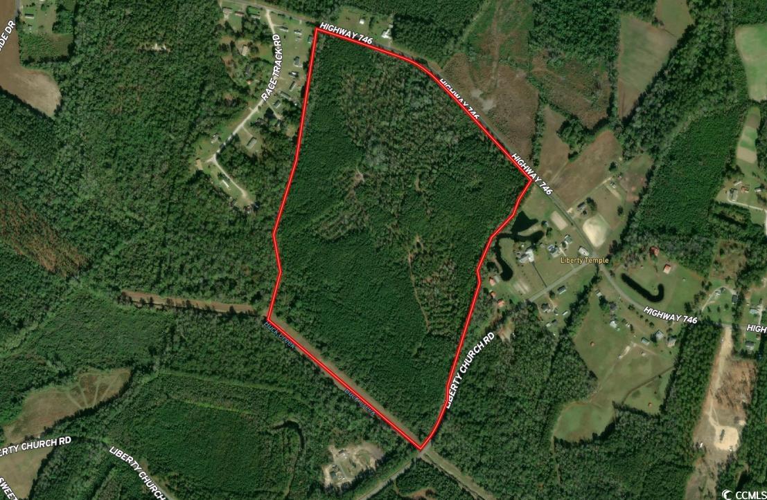 746 Highway 746 Loris, SC 29569 - Photo 2 of 26 Map / location featuring property parcel outlined