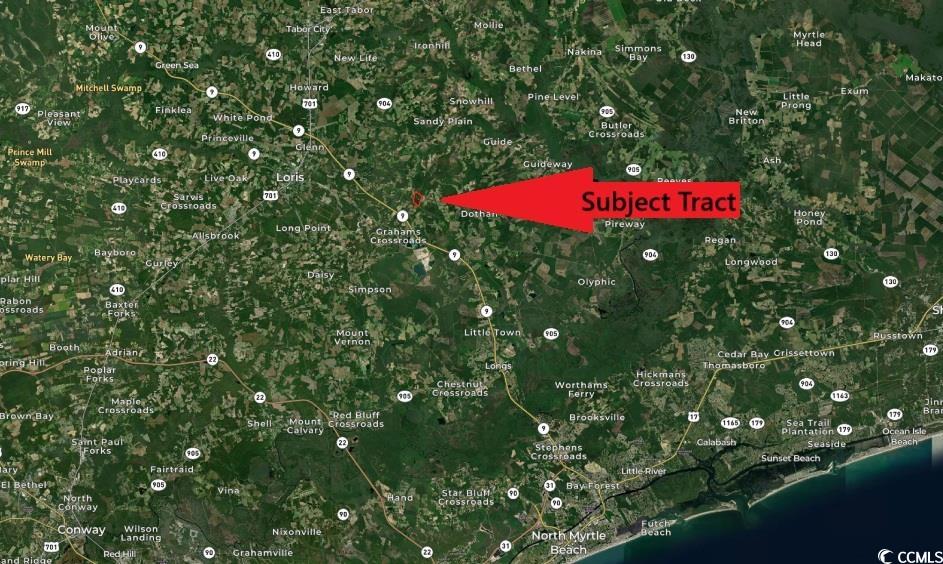 746 Highway 746 Loris, SC 29569 - Photo 25 of 26 Map of property location