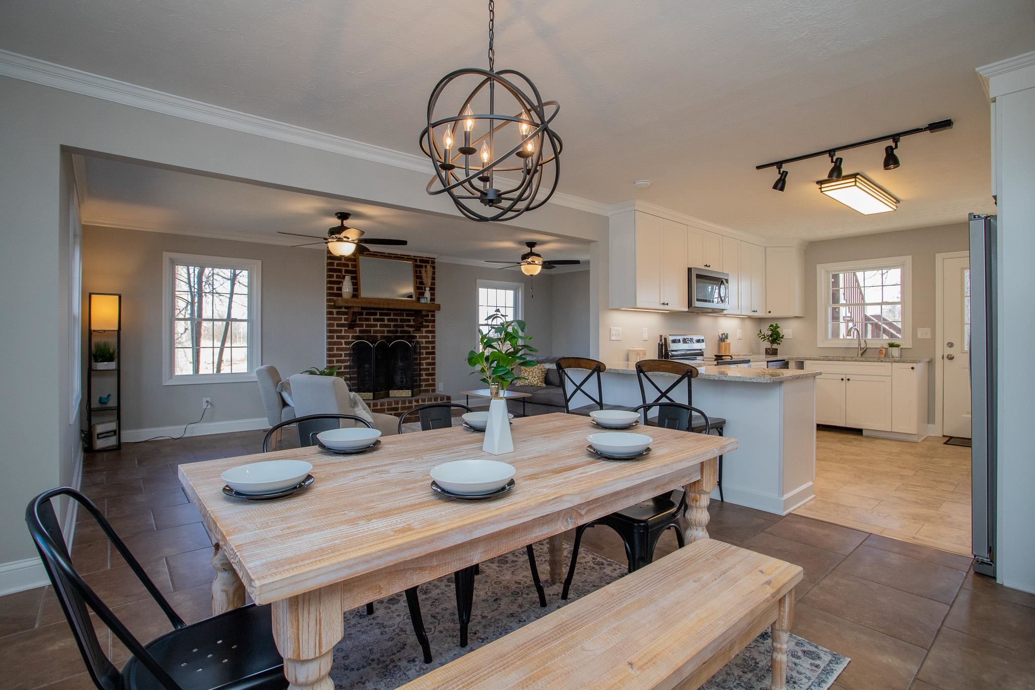 776 Chestnut Ridge Road Staunton, VA 24401 - Photo 34 of 73 a view of a dining room and livingroom with furniture