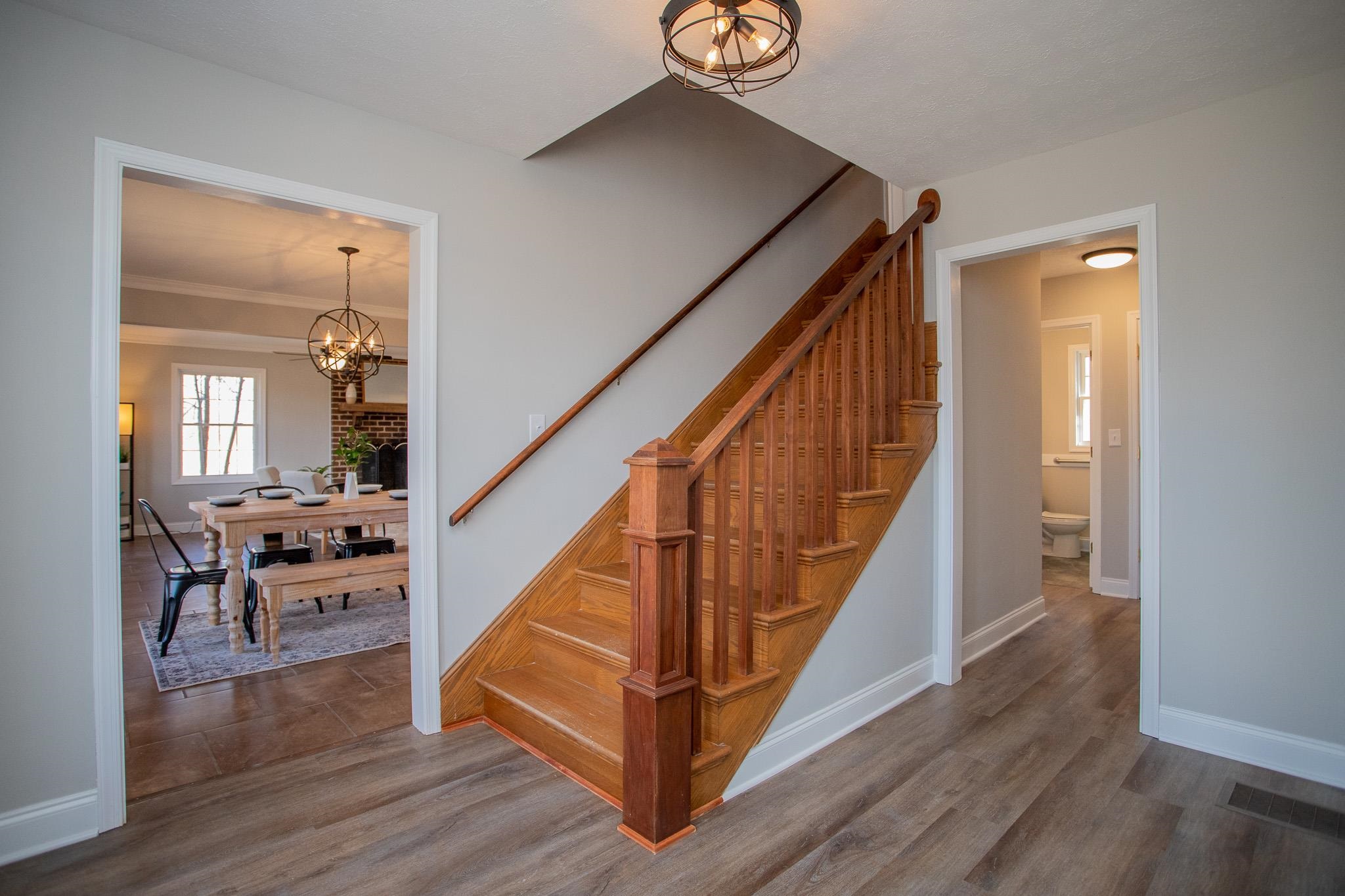 776 Chestnut Ridge Road Staunton, VA 24401 - Photo 53 of 73 a view of entryway and hall with wooden floor
