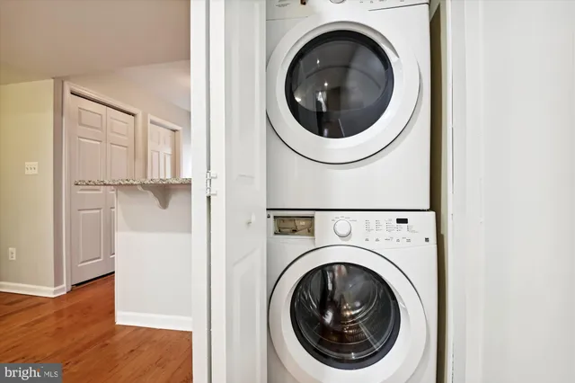 a view of a building from a balcony