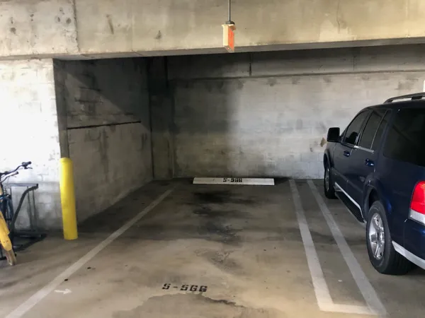 a view of car garage