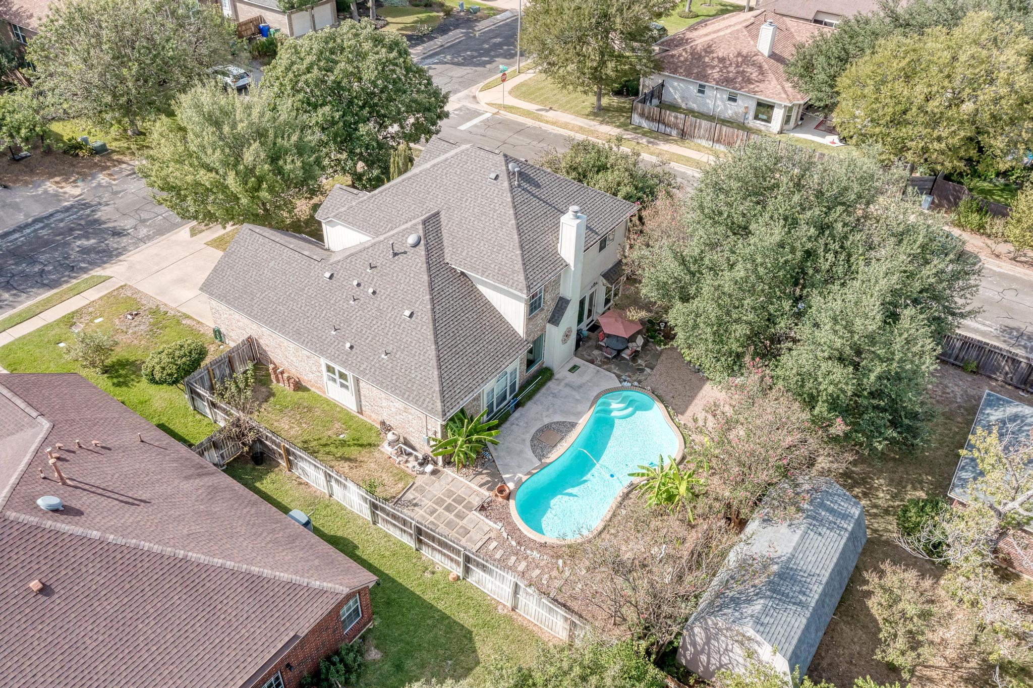 404 Cripple Creek Road Cedar Park, TX 78613 - Photo 7 of 39 an aerial view of a house