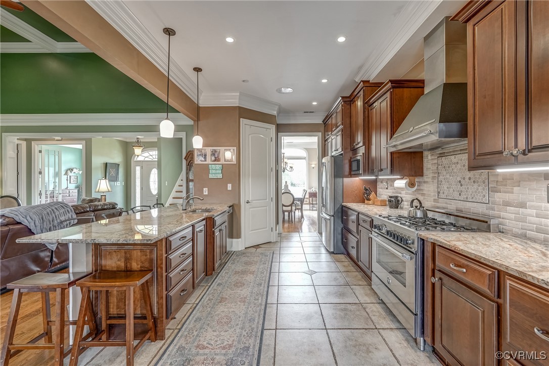 7266 Osprey Drive Lanexa, VA 23089 - Photo 16 of 35 Kitchen featuring a healthy amount of sunlight, cr