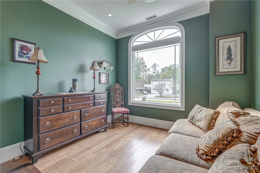 7266 Osprey Drive Lanexa, VA 23089 - Photo 9 of 35 Sitting room featuring light hardwood / wood-style
