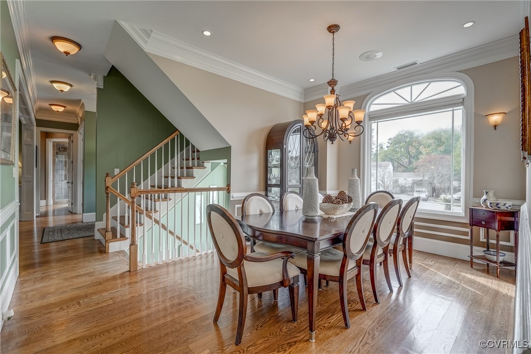 7266 Osprey Drive Lanexa, VA 23089 - Photo 10 of 35 Dining room with light hardwood / wood-style floor