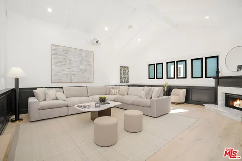 a bed room with a bed and a couch