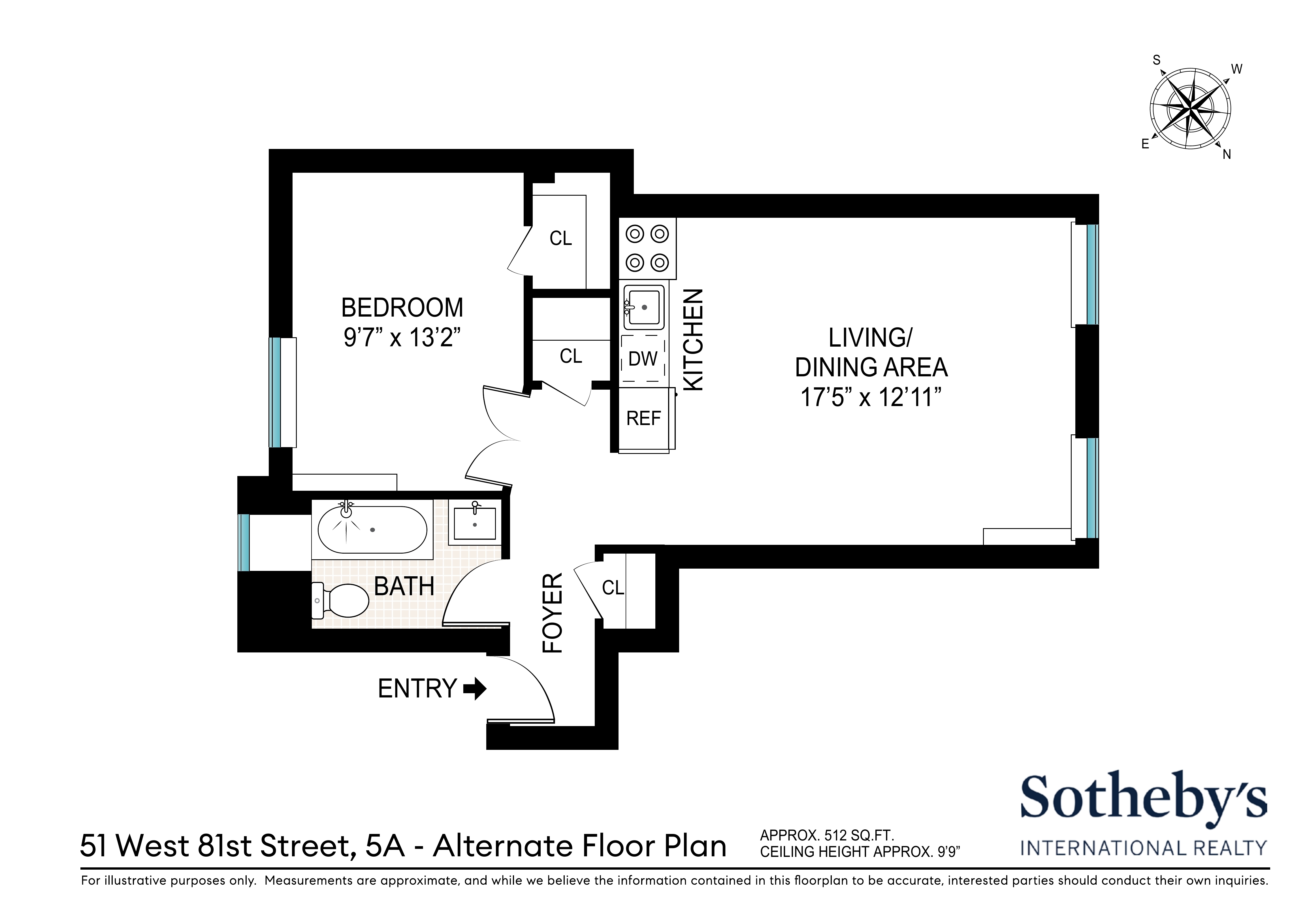 51 West 81st Street, Unit 5A Manhattan, NY 10024 - Photo 16 of 16 a picture of a building with a white wall