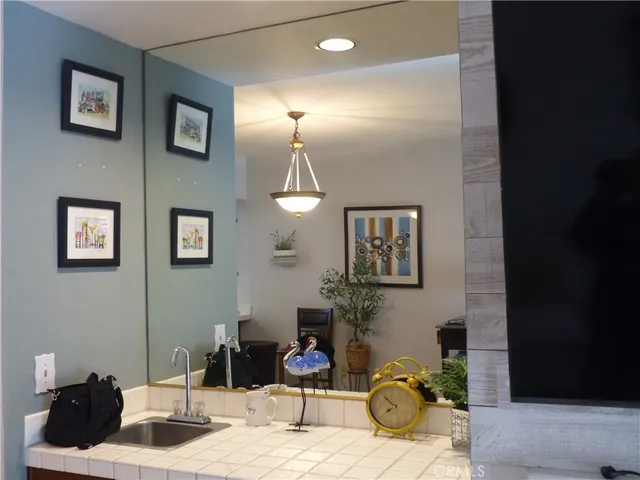 a view of a swimming pool with a yard