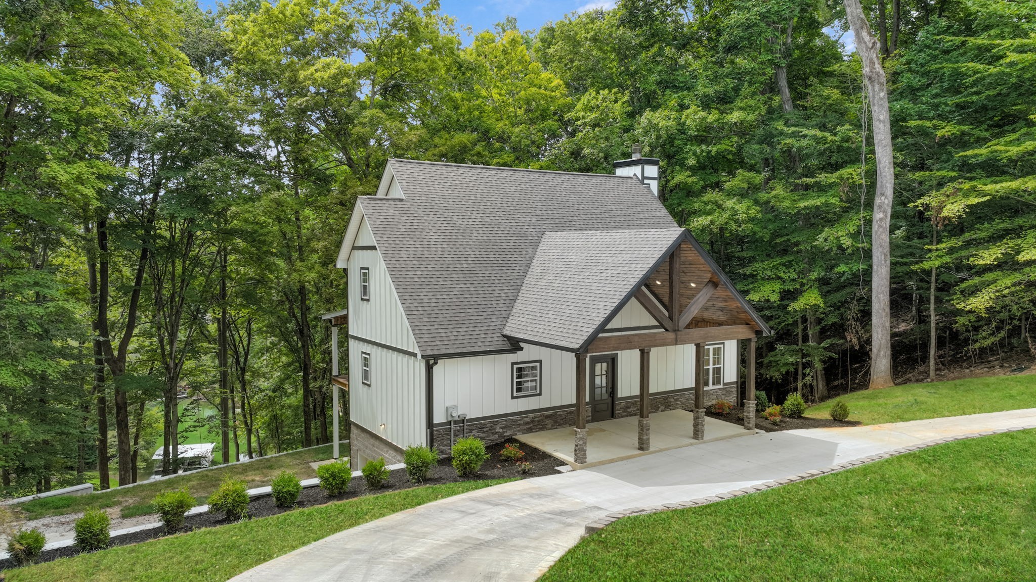 1530 Ridgeview Run Lynchburg, TN 37352 - Photo 4 of 70 a view of a house with backyard and a tree