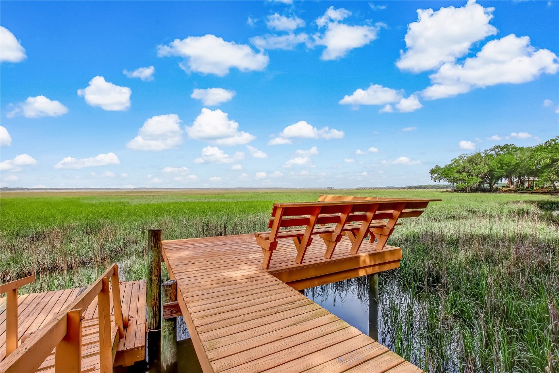 16 Harrison Creek Road Amelia Island, FL 32034 - Photo 36 of 40 Dock from rear yard