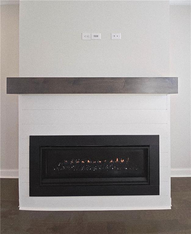 163 Basil Street Cumming, GA 30040 - Photo 17 of 56 a close view of fireplace