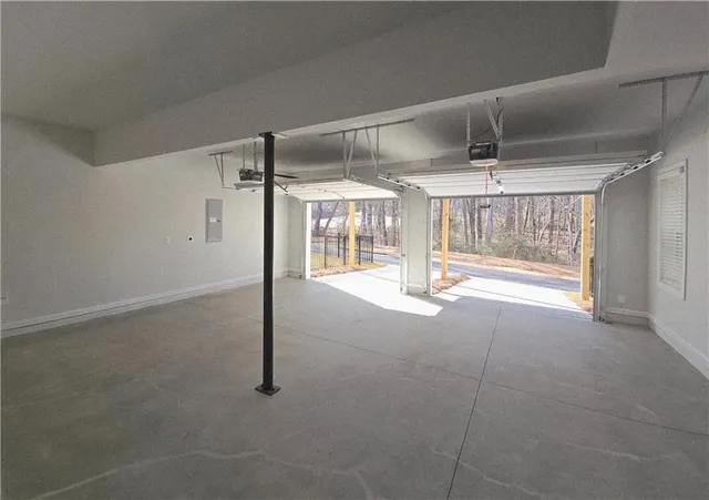 a view of a bathtub in a bathroom