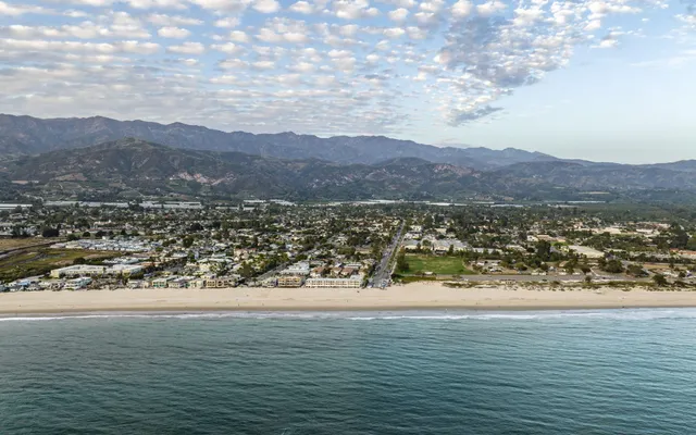 a view of lake and mountain