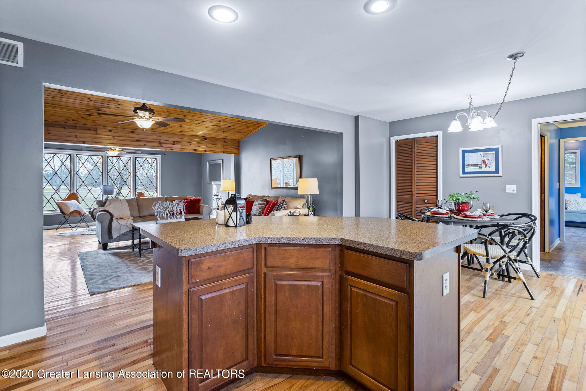 13065 Center Road Bath, MI 48808 - Photo 7 of 20 kitchen to living room