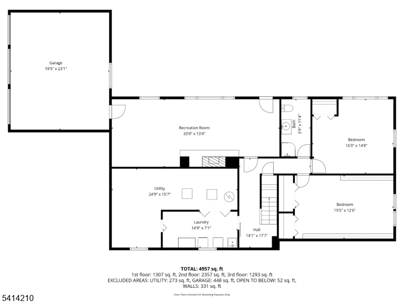 7 Post House Road Morristown, NJ 07960 - Photo 48 of 50 a picture of a floor plan