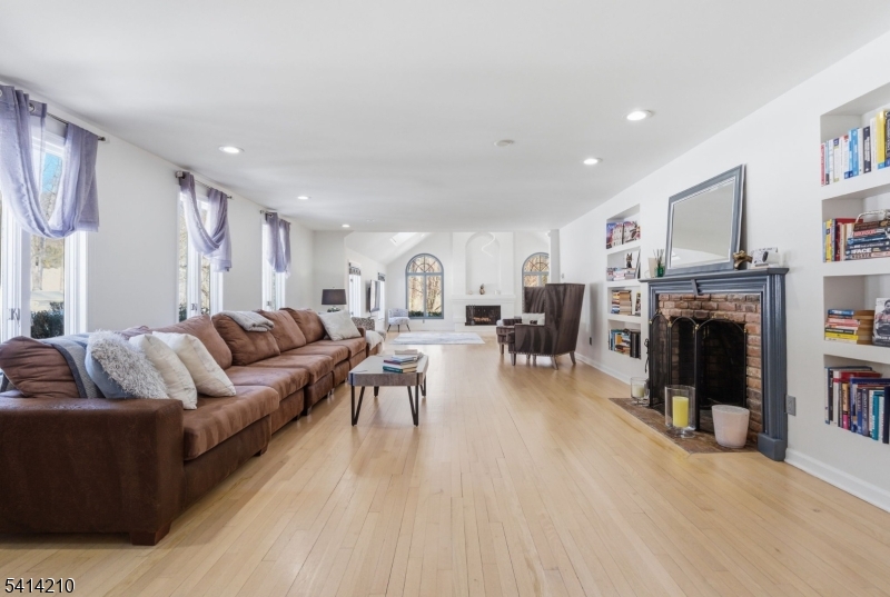 7 Post House Road Morristown, NJ 07960 - Photo 6 of 50 a living room with furniture and a fireplace