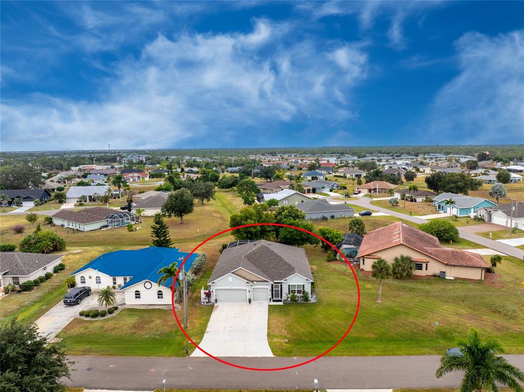 25381 Rupert Road Punta Gorda, FL 33983 - Photo 53 of 58 an aerial view of residential houses with outdoor space