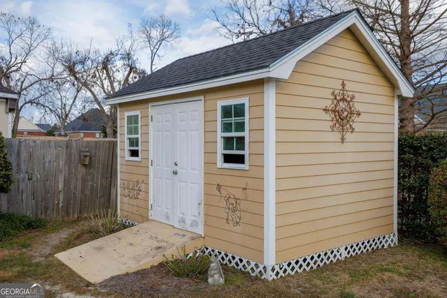 a view of a small house