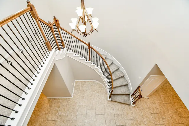 a view of backyard with large windows